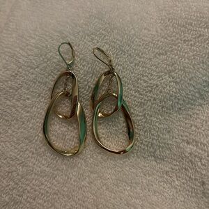 Elegant Gold-Tone Dangle Earrings